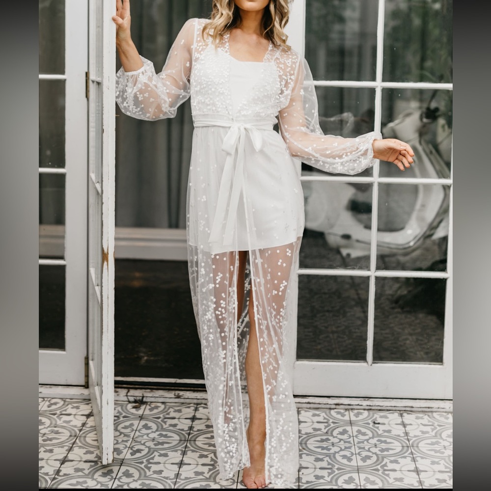 Bridal Getting Ready Robe & Slip